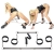 Комплект наручников и наножников с распорками Spread  em Bar and Cuff Set - Pipedream - купить с доставкой в Одинцово