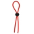 Красное эрекционное лассо с одной бусиной-утяжкой STRETCHY THIN LASSO - Dream Toys - в Одинцово купить с доставкой