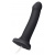 Черный фаллос с имитацией эякуляции Silicon Cum Dildo L - 19,6 см. - Strap-on-me - купить с доставкой в Одинцово