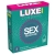 Ребристые презервативы LUXE Royal Sex Machine - 3 шт. - Luxe - купить с доставкой в Одинцово
