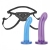 Страпон унисекс Beginners Strap-On с 2 насадками - 15 и 13 см. - Lux Fetish - купить с доставкой в Одинцово