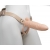 Телесный фаллопротез MEN STYLE с анальным стимулятором - 17,5 см. - LOVETOY (А-Полимер) - купить с доставкой в Одинцово
