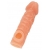 Телесная закрытая насадка с шершавой головкой Cock Sleeve Size M - 15,6 см. - KOKOS - в Одинцово купить с доставкой