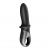 Черный анальный вибратор Hot Passion с функцией нагрева - Satisfyer - в Одинцово купить с доставкой