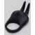Черное эрекционное виброкольцо Sensation Rechargeable Vibrating Rabbit Love Ring - Fifty Shades of Grey - в Одинцово купить с доставкой