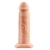 Телесный реалистичный фаллоимитатор с полостью Silicone Hollow Extension - 20 см. - Pipedream - купить с доставкой в Одинцово