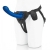 Синяя насадка Remote Control P-Spot G-Spot с черными трусиками - 20 см. - Pegasus - купить с доставкой в Одинцово