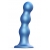 Голубая насадка Strap-On-Me Dildo Plug Balls size S - Strap-on-me - купить с доставкой в Одинцово