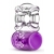 Фиолетовое эрекционное виброкольцо Pleaser Rechargeable C-Ring - Blush Novelties - в Одинцово купить с доставкой