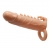 Телесная удлиняющая насадка Penis Sleeve Emmitt - 17 см. - Baile - в Одинцово купить с доставкой