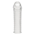 Текстурированная насадка на пенис Clear Textured Penis Enhancing Sleeve Extension - 16,5 см. - BlueLine - в Одинцово купить с доставкой