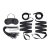 Эротический набор 4PC Bondage Bed Strap   Flogger Kit - Lux Fetish - купить с доставкой в Одинцово
