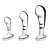 Набор из 3 стальных стимуляторов простаты Stainless Steel P-spot Training Set - b-Vibe - в Одинцово купить с доставкой
