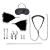 Большой эротический набор из 12 предметов Interchangeable Collar   Nipple Clips Set - Lux Fetish - купить с доставкой в Одинцово