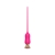 Розовый тонкий стимулятор Nipple Vibrator - 23 см. - I-MOON - купить с доставкой в Одинцово