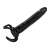 Чёрная насадка-фаллос для двойного проникновения INFLATABLE DILDO SLIM DONG  - 13,5 см. - Toyz4lovers - в Одинцово купить с доставкой