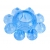 Голубая гелевая насадка-цветок - Toyfa Basic - в Одинцово купить с доставкой