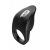 Черное эрекционное виброкольцо Vibro Lust Ring - MALESATION - в Одинцово купить с доставкой