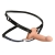Телесный полый страпон 2  Erection 28X Smooth Vibrating Silicone Penis Sheath - 16 см. - XR Brands - купить с доставкой в Одинцово