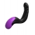 Черно-фиолетовый вибромассажёр простаты Hyper-Pulse P-Spot Massager - Pipedream - в Одинцово купить с доставкой