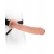 Фаллопротез телесного цвета Hollow Strap-On - 29 см. - Pipedream - купить с доставкой в Одинцово