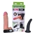 Страпон с 2 насадками и вибрацией UniStrap - 19 и 12 см. - LOVETOY (А-Полимер) - купить с доставкой в Одинцово