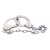 Наручники из металла с длинной цепочкой CHROME HANDCUFFS METAL HANDCUFFS W. KEY - NMC - купить с доставкой в Одинцово