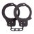 Чёрные наручники из листового металла BONDX METAL CUFFS BLACK - Dream Toys - купить с доставкой в Одинцово