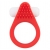 Красное эрекционное кольцо LIT-UP SILICONE STIMU RING 1 RED - Dream Toys - в Одинцово купить с доставкой