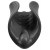 Чёрный мастурбатор Vibrating Silicone Stimulator с вибрацией - Pipedream - в Одинцово купить с доставкой