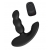 Черный силиконовый стимулятор простаты Levett Nitoc с пультом ДУ - Levett - в Одинцово купить с доставкой