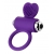 Фиолетовое виброкольцо с ресничками JOS PERY - JOS - в Одинцово купить с доставкой