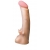 Телесная насадка REAL Standard с усиками на основании - 19 см. - LOVETOY (А-Полимер) - купить с доставкой в Одинцово