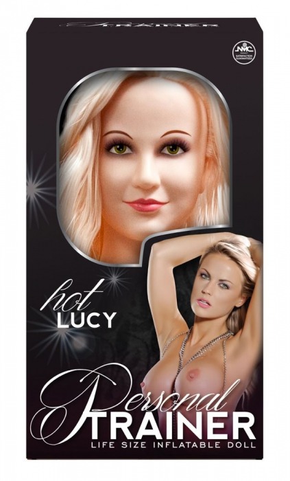 Надувная кукла с вибрацией и 2 любовными отверстиями Hot Lucy Lifesize Love Doll - NMC - в Одинцово купить с доставкой