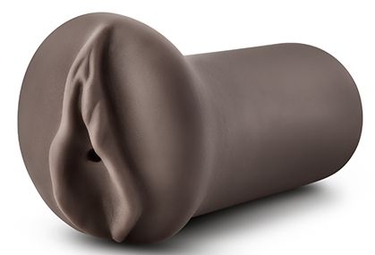 Коричневый мастубратор-вагина Nicole s Kitty - Blush Novelties - в Одинцово купить с доставкой