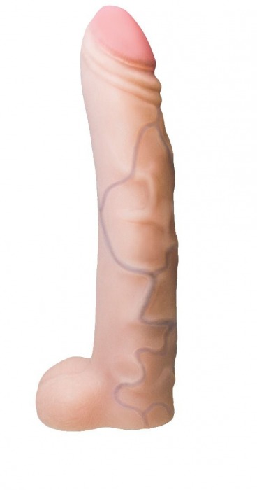 Фаллическая насадка REAL Standard - 17 см. - LOVETOY (А-Полимер) - купить с доставкой в Одинцово