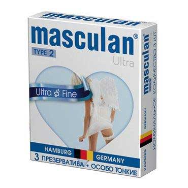 Ультратонкие презервативы Masculan Ultra Fine с обильной смазкой - 3 шт. - Masculan - купить с доставкой в Одинцово