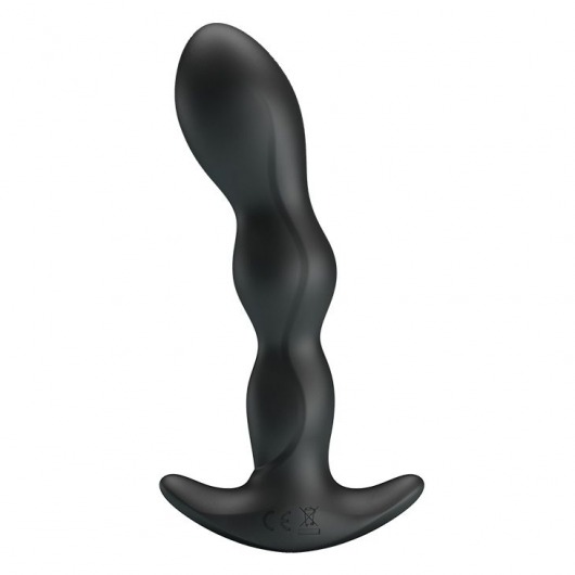 Черный анальный стимулятор простаты с вибрацией Special Anal Massager - 14,5 см. - Baile - в Одинцово купить с доставкой