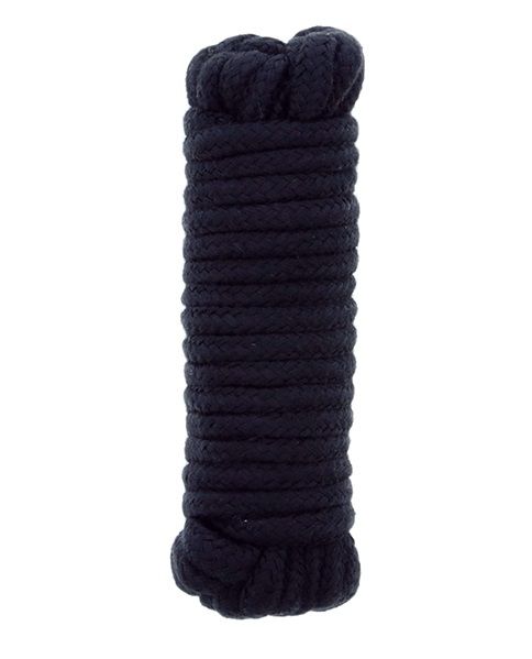 Чёрная веревка для связывания BONDX LOVE ROPE - 5 м. - Dream Toys - купить с доставкой в Одинцово