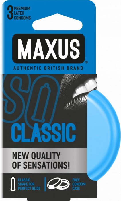 Классические презервативы в железном кейсе MAXUS Classic - 3 шт. - Maxus - купить с доставкой в Одинцово