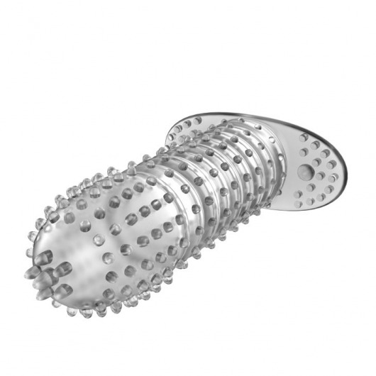 Закрытая прозрачная насадка Crystal sleeve - 12 см. - Erowoman-Eroman - в Одинцово купить с доставкой
