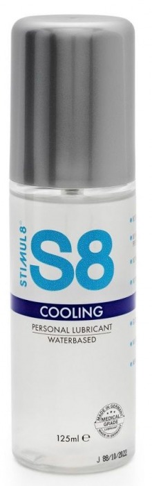 Охлаждающий лубрикант на водной основе S8 Cooling Lube - 125 мл. - Stimul8 - купить с доставкой в Одинцово