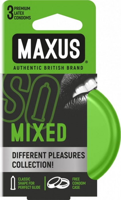 Презервативы в железном кейсе MAXUS Mixed - 3 шт. - Maxus - купить с доставкой в Одинцово