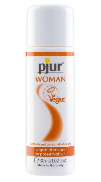 Лубрикант pjur WOMAN Vegan на водной основе - 30 мл. - Pjur - купить с доставкой в Одинцово