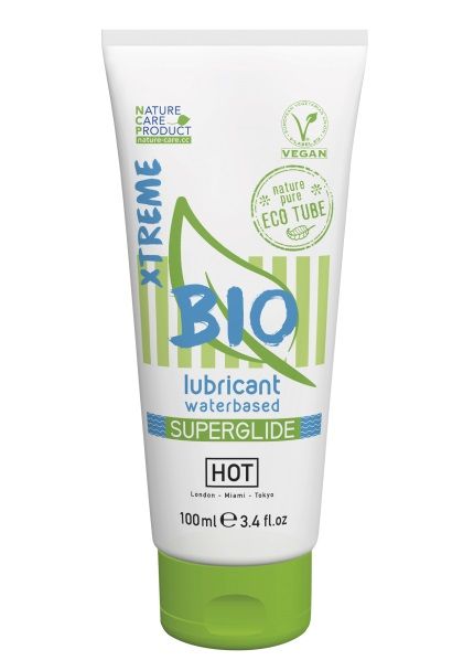 Интимный увлажняющий гель BIO SuperGlide Xtreme - 100 мл. - HOT - купить с доставкой в Одинцово