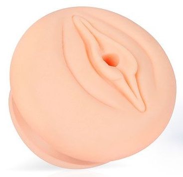 Телесная насадка-вагина на помпу - Sex Expert - в Одинцово купить с доставкой