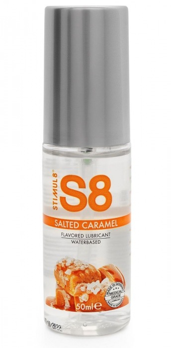 Лубрикант S8 Flavored Lube со вкусом солёной карамели - 50 мл. - Stimul8 - купить с доставкой в Одинцово