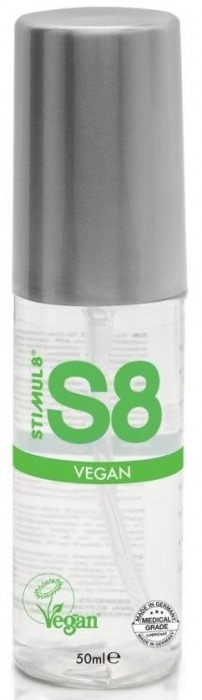 Веганский лубрикант на водной основе S8 Vegan Lube - 50 мл. - Stimul8 - купить с доставкой в Одинцово
