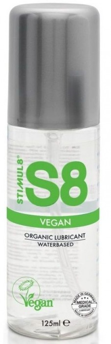 Веганский лубрикант на водной основе S8 Vegan Lube - 125 мл. - Stimul8 - купить с доставкой в Одинцово