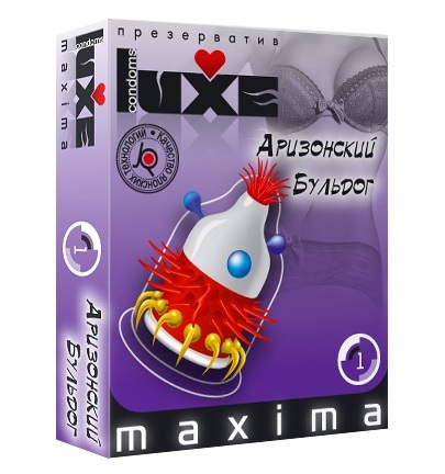 Презерватив LUXE Maxima  Аризонский Бульдог  - 1 шт. - Luxe - купить с доставкой в Одинцово